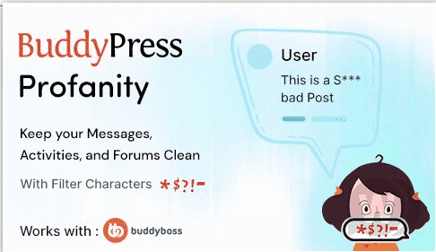 BuddyPress Profanity Filter WordPress Plugin