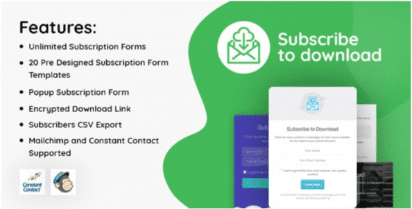 Subscribe to Download Subscription Plugin for WordPress