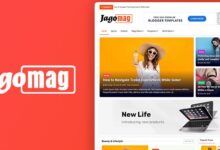 Jagomag Mejor plantilla de blogger de revistas