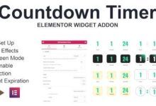 Countdown Timer Elementor Page Builder Addon v100