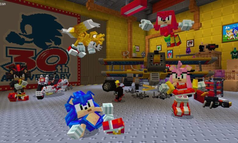 Sonic the Hedgehog ha agregado "Minecraft" al nuevo paquete DLC——