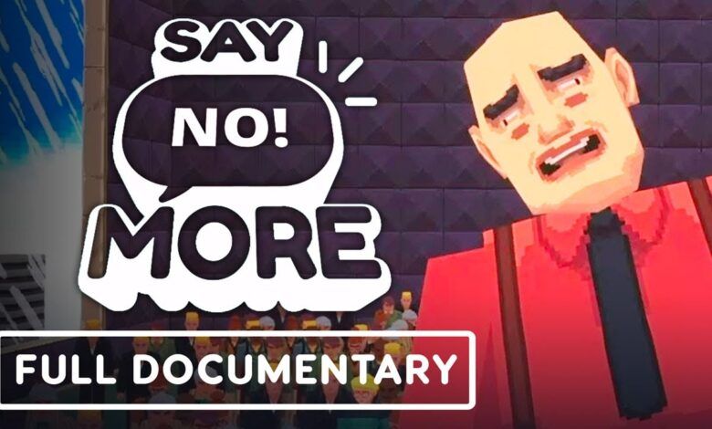 Echa un vistazo a este breve documental sobre la realización del extraño "¡Di no!". más' -