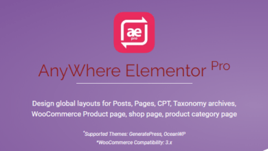 AnyWhere Elementor Pro v2.21 – Global Post Layouts