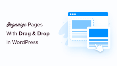 Organize Pages with Drag and Drop in WordPress