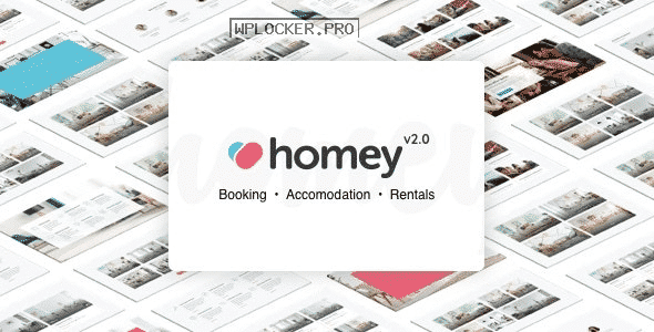 Homey v2.0 – Booking and Rentals WordPress Theme