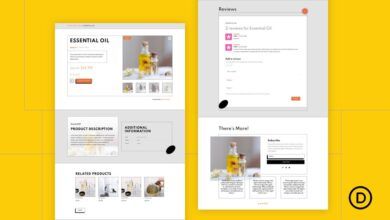Download a FREE Product Page Template for Divi’s Essential Oils Layout Pack