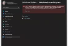 Microsoft le dice a Windows 11 Insiders que reinstale Windows 10 con compilaciones de PC no compatibles