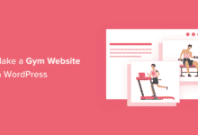 Step by step guide on making a gym website