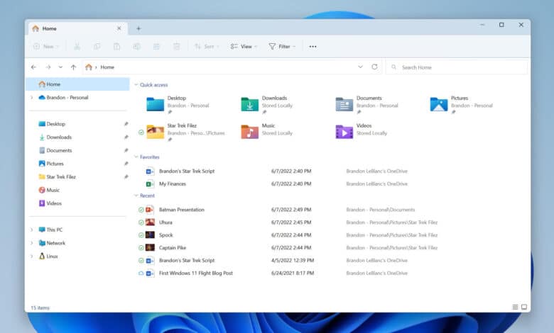 Latest Windows 11 Insider build adds tabs to File Explorer